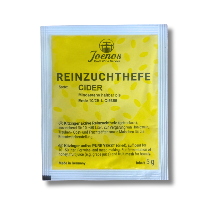 Kitzinger Joenos Cider Fresh - Apfelwein Trockenreinzuchthefe - 5g
