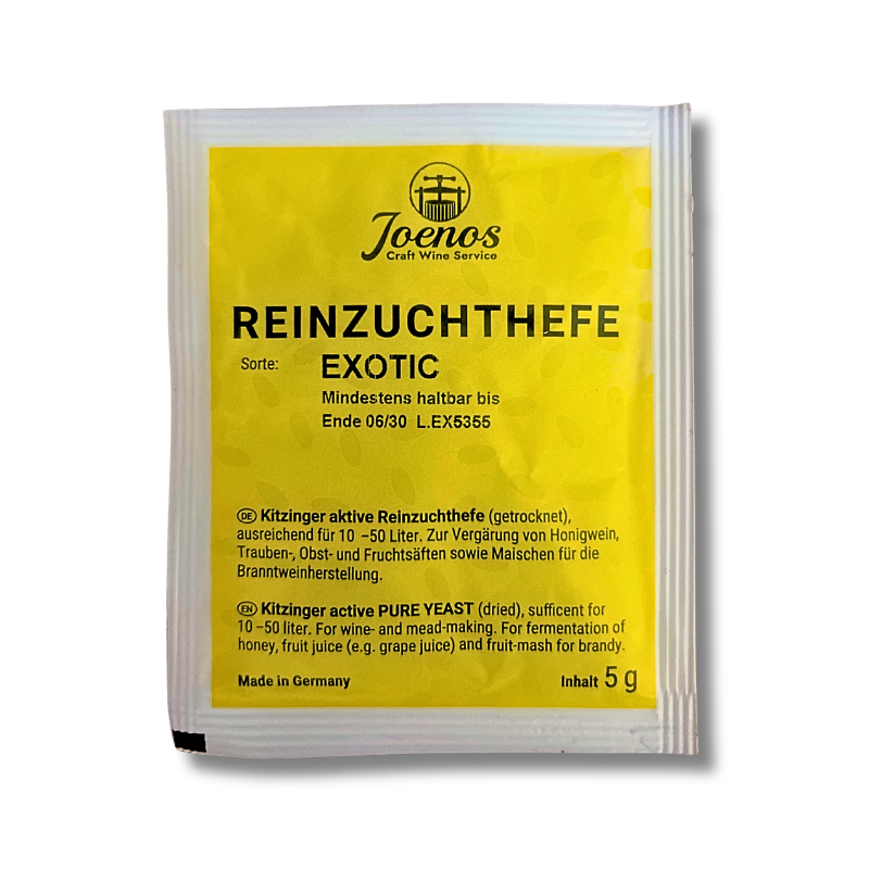 Kitzinger Joenos Exotic - Trockenreinzuchthefe - 5g