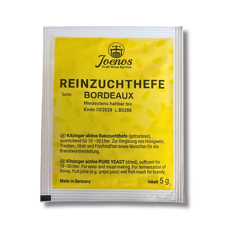 Kitzinger Joenos Bordeaux Trockenreinzuchthefe - 5 g