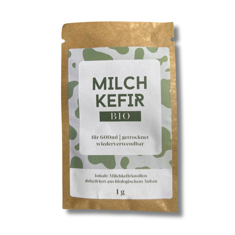 Bio Milchkefir Starter Kultur - Einfach selber Milchkefir machen 1g Bio Milchkefir Starter Kultur - Einfach selber Milchkefir machen 1g