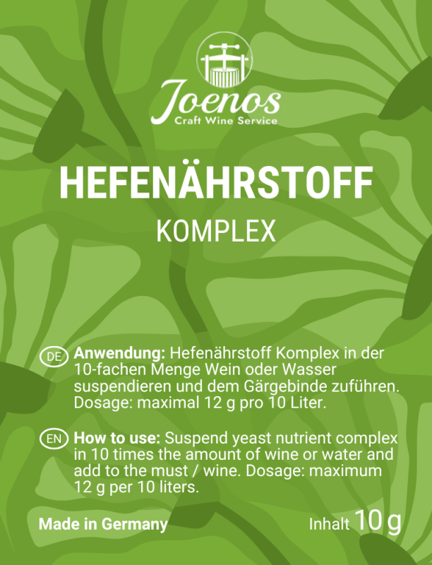 Joenos Hefenährstoff KOMPLEX 1kg – Optimale Nährstoffversorgung für eine sichere Gärung
